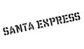 Santa Express rubber stamp