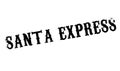 Santa Express rubber stamp