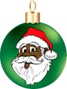 Santa Face Ornament Royalty Free Stock Photo