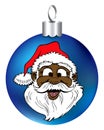 Santa Face Ornament Royalty Free Stock Photo