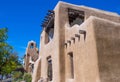 Santa Fe Adobe architecture Royalty Free Stock Photo