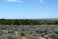 Santa Fe countryside near Camel Rock Monument Royalty Free Stock Photo