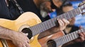 A Performance by the Band Manzanares in Santa Fe Royalty Free Stock Photo