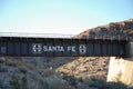 Santa Fe Railway elevated bridge
