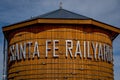 Santa Fe Railyard water tank Royalty Free Stock Photo