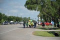 Santa Fe, Texas, USA, May 29th 2018: Students hold memorial service before returning back to school. Royalty Free Stock Photo