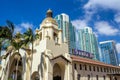 Santa Fe Union Station in San Diego Royalty Free Stock Photo