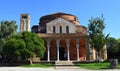 Santa Fosca cathedral on the island of Torcello the oldest building in the lagoon. Royalty Free Stock Photo