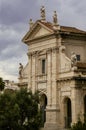 Santa Francesca Romana is a Roman Catholic church in Rome, Italy, located near the Roman Forum on the Rione Campitelli. Royalty Free Stock Photo