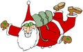 Santa in free fall