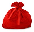 Santa gift bag Royalty Free Stock Photo