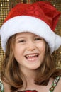 Santa girl Royalty Free Stock Photo