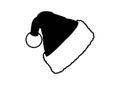 Santa hat icon full resizable editable vector