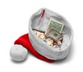 Santa Hat with Money