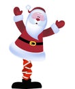 Santa with his knickers in a knot Royalty Free Stock Photo