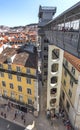 Santa Justa Lift in Lisboa Royalty Free Stock Photo