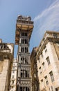 The Santa Justa Lift in Lisbon, Portugal