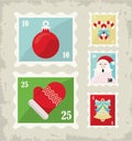 santa letter five stamps