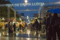 Santa Llucia Christmas night market Barcelona