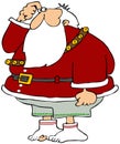 Santa Lost His Pants Royalty Free Stock Photo