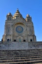 Santa Luzia basilic in Viana do Castelo , Portugal Royalty Free Stock Photo