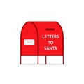 Santa mail box icon Royalty Free Stock Photo