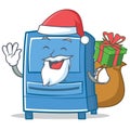 Santa mailbox character cartoon style