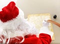 Santa Makes His List Royalty Free Stock Photo