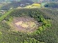 The Santa Margarida Volcano is an extinct volcano in the comarca of Garrotxa, Catalonia, Spain