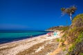 Santa Margherita di Pula beach near Pula town, Sardinia, Italy