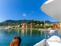 Santa Margherita Ligure, Liguria Italia - watching the coast fro Royalty Free Stock Photo