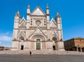 View of Santa Maria Assunta Cathedral Umbria. Orvieto, Italy