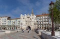 Santa Maria bridge and historic city gate in Burgos