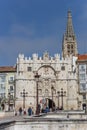 Santa Maria bridge and historic city gate in Burgos