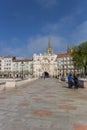 Santa Maria bridge and historic city gate in Burgos