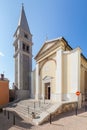 Santa Maria Cathedral in city of Vrsar Royalty Free Stock Photo