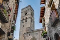 Santa Maria Church at Ainsa at Aragon, Spain