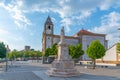 Santa Maria da Devesa church at Castelo de Vide in Portugal Royalty Free Stock Photo