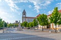 Santa Maria da Devesa church at Castelo de Vide in Portugal Royalty Free Stock Photo