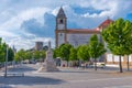 Santa Maria da Devesa church at Castelo de Vide in Portugal Royalty Free Stock Photo