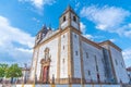 Santa Maria da Devesa church at Castelo de Vide in Portugal Royalty Free Stock Photo