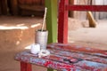 Santa Maria de Fe, Misiones, Paraguay - The Essentials of a Paraguayan Seamstress: Terere and Sewing Tools