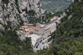 Santa Maria de Montserrat Abbey in Monistrol de Montserrat, Cata