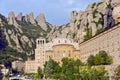 Santa Maria de Montserrat monastery Royalty Free Stock Photo
