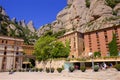 Santa Maria de Montserrat Monastery in Catalonia, Spain Royalty Free Stock Photo