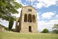 Santa Maria del Naranco arcade Royalty Free Stock Photo