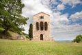 Santa Maria del Naranco front door Royalty Free Stock Photo