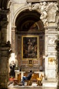 Santa Maria del Popolo Church. Right aisle. Rome. Italy Royalty Free Stock Photo