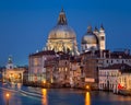 Santa Maria della Salute Church in the Evening, Venice Royalty Free Stock Photo