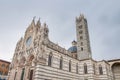 Santa Maria della Scala, a church in Siena, Tuscany, Italy Royalty Free Stock Photo